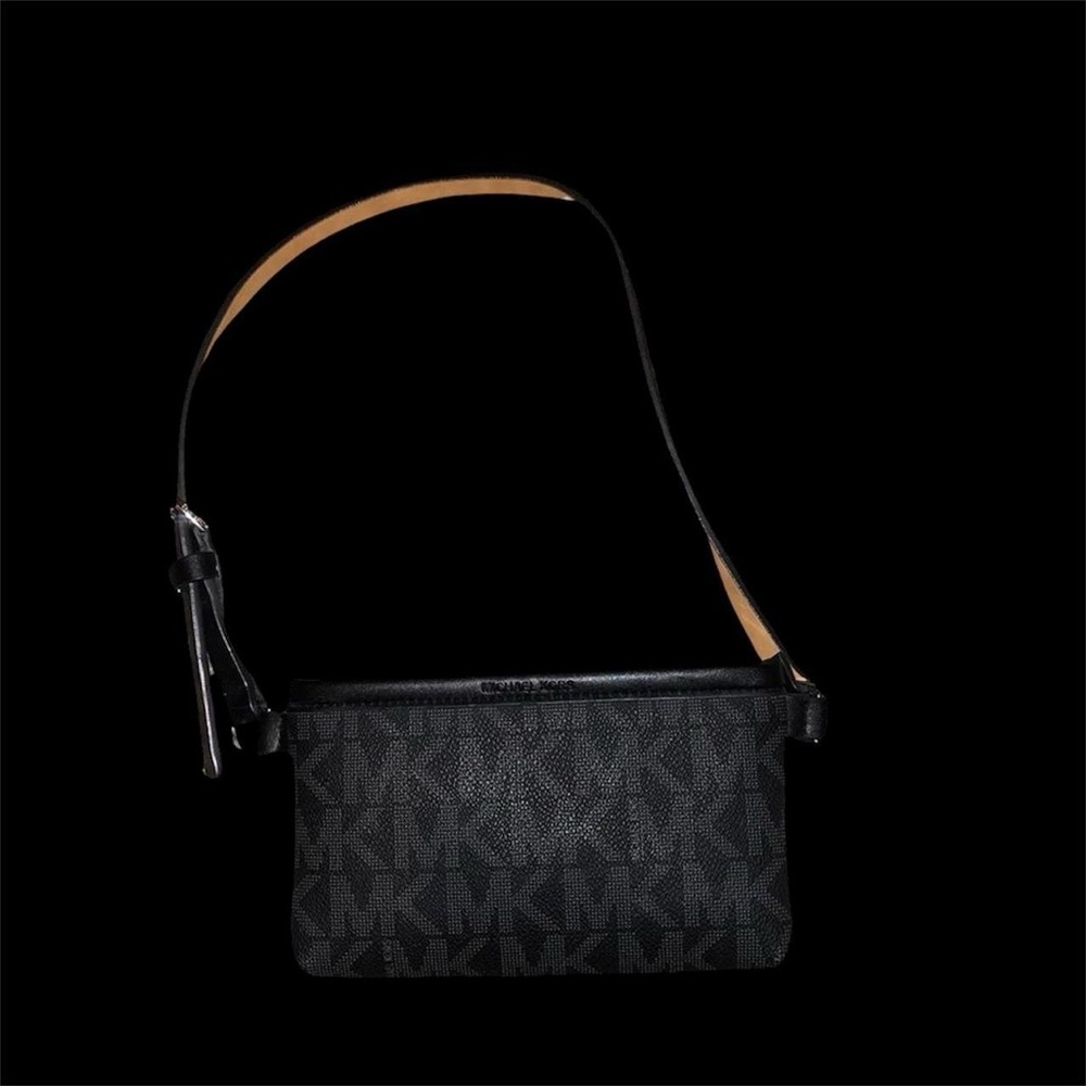 Michael Kors Black Monogram Waist Bag